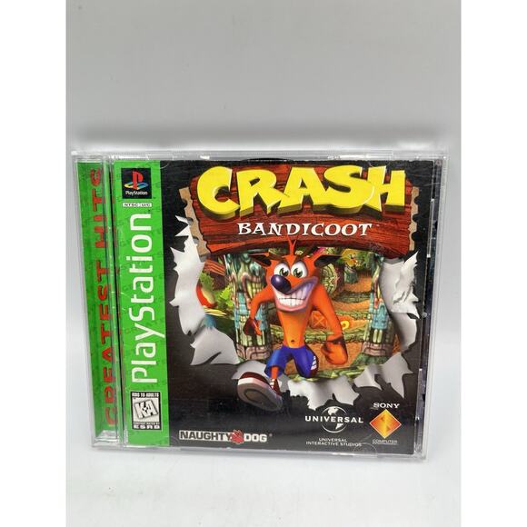 Crash Bandicoot [GH] (PS1, 1996) Complete | Tested | Authentic - Picture 1 of 9